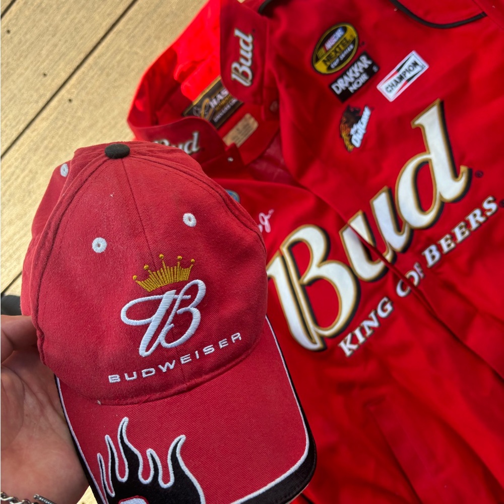 Budweiser NASCAR Red Racing Jacket - Picture 4 of 6